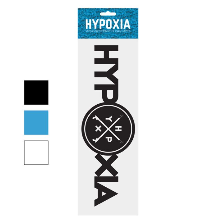 Hypoxia Freediving Spearfishing Iconography Decal Color Options
