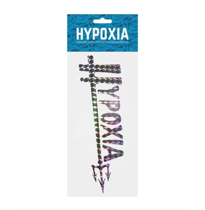 Hypoxia Freediving Spearfishing Poseidon Logo Decal Sticker Flasher