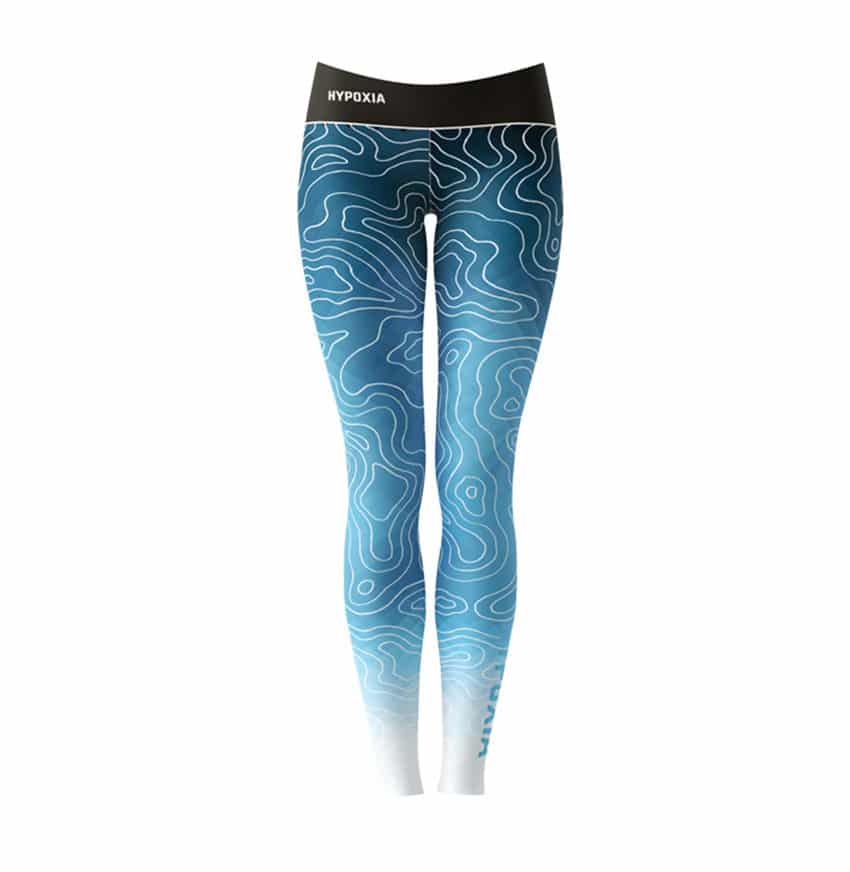Hypoxia Freediving Spearfishing Epic Subsurface UPF 50 Sun Protection Hex Dri Dive Leggings Front